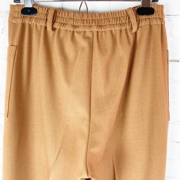 Elodie High Waist Wide Leg Pants Camel Sz S - Picture 6 of 8